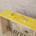 thumbnail image 3 of Adventure Archive Box, Travel Shadow Box, Ticket Shadow Box with Slot, 8Inch Memory Boxes for Keepsakes Yellow,1 * Adventure Archive Box,Yellow, 3 of 8