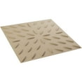 thumbnail image 6 of Ekena Millwork 19 5/8"W x 19 5/8"H Blaze EnduraWall Decorative 3D Wall Panel, UltraCover Satin Smokey Beige (Covers 2.67 Sq. Ft.), 6 of 6