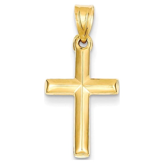 14k Yellow Gold Small Cross Pendant