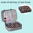 thumbnail image 3 of Bolsa organizadora de esmaltes de uñas Quoyiyo con capacidad para 42 botellas, 3 of 5