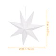 thumbnail image 2 of HEALEEP 2pcs Paper Light Shade Hanging Lamp Cover Accessory White for Individuals Homeowners, 2 of 8