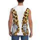 thumbnail image 4 of Balery Leopard Gnomes Camisetas sin mangas para hombre, absorbe la humedad y protege contra el mal olor.-Medium, 4 of 7