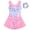 Pink scale, variant on 3-12Y Sleeveless Gymnastics Ballet Leotard with Skirt for Girls Sequin Unicorn Dance Dresses Yoga Sports