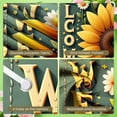 thumbnail image 4 of Sunflower Design Welcome Banner Daisy Pattern Sunflower Backdrop Bee Decor Green Background Nature Background for Home Decoration Garden Party Outdoor Event, 4 of 9