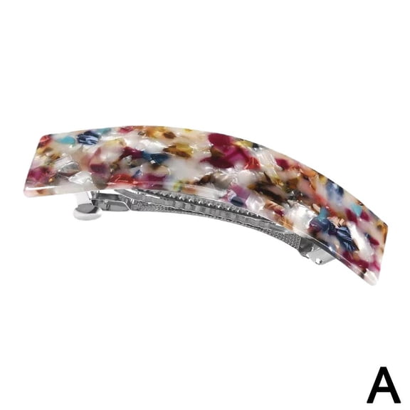 Korean Elegant Hair Clips Women Girls Acetate Claw Long Hairgrip Hair Acrylic Slim Hairpins Ponytail D4J9 Accessories