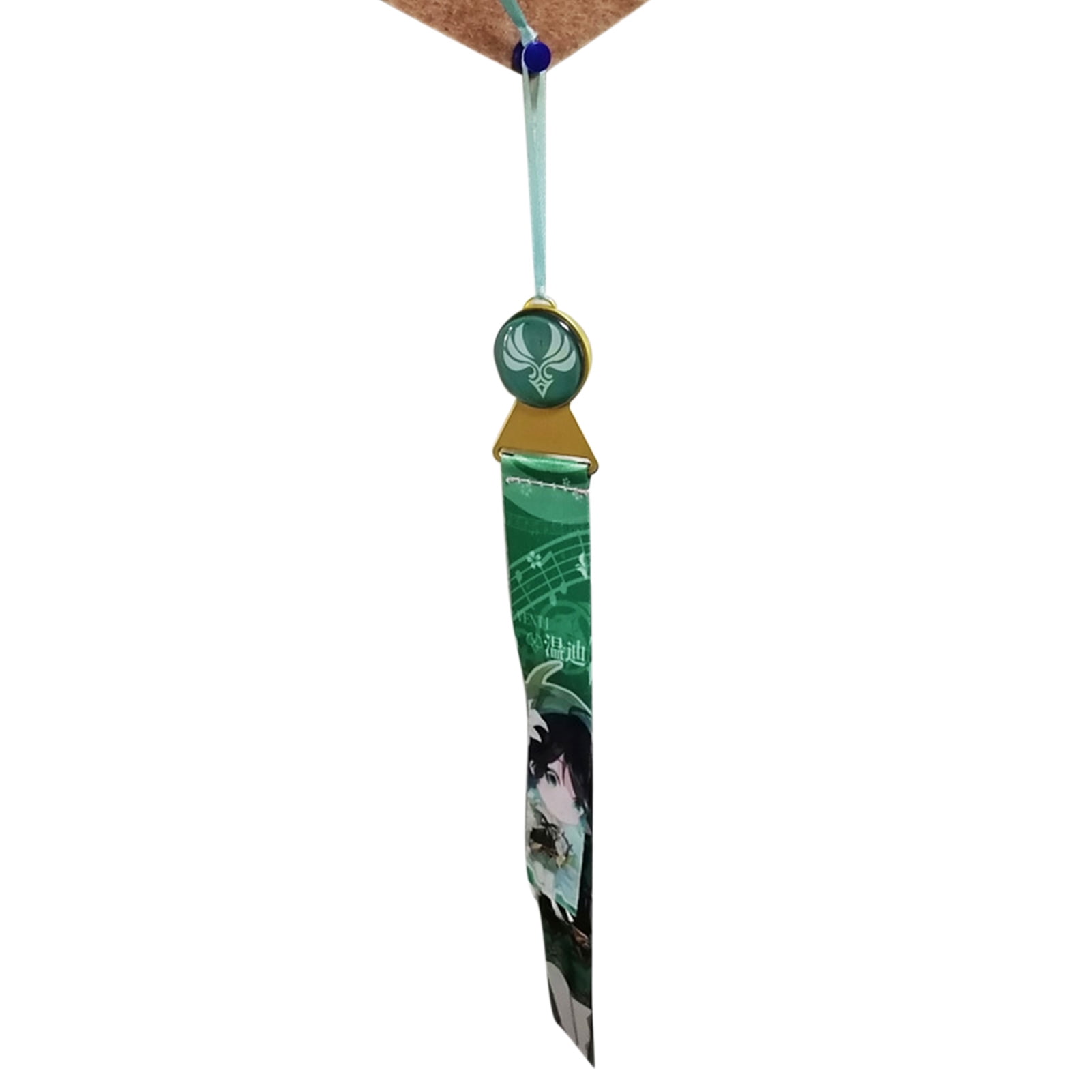 Genshin Impact Anime Bookmark, Cartoon Figure Metal Bookmark, Double-Sided  Ribbon Bookmark, Backpack Hanging Ornaments 