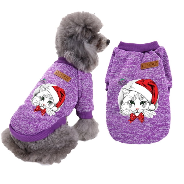 onlyliua Buscador de Regalos Nuevo Producto Ropa Navideña para Mascotas Ropa Cálida para Perros Transfiguración Invierno
