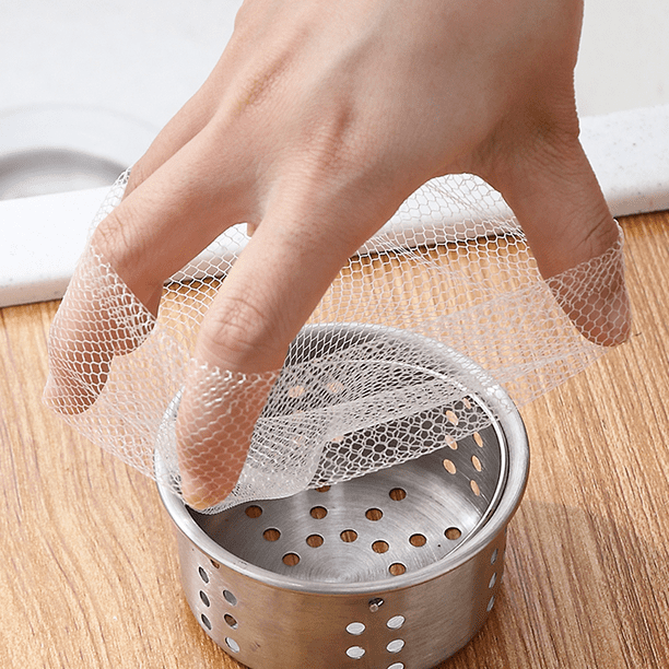 Rongmo Kitchen Sink Strainer Mesh Bag Disposable Mesh Sink Strainer Bags- Sink Net Strainer Filter Bags For Sink Drain For Collecting Kitchen Food Was