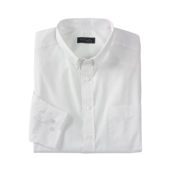 KingSize Men's Big & Tall Wrinkle-Free Button-Down Collar Dress Shirt
