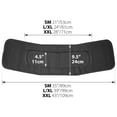 thumbnail image 5 of ORTONYX Abdominal Binder for Postpartum, C-Section, and Hernia Support - Belly Band for Women and Men - Adjustable Velcro, Breathable Fabric, Lower Back Support - Black XXL, 5 of 8