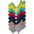 thumbnail image 3 of T-fal Textiles 2 Pack Medallion Design 100% Cotton Silicone Pot Holder, Sand,2 Pack, 3 of 5