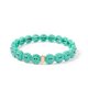 thumbnail image 1 of Pulseras de cuentas con forma feliz para mujer, brazaletes elásticos con incrustaciones de circonita chapada en Color dorado, joyería de lujo para regalo, 2023 Fivean unisex, 1 of 2