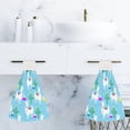 thumbnail image 6 of Hanging Towels 2 Pcs, Dish Towels Bright Llama Cacti Mountains Absorbent Hand Towels with Hanging Loop Washcloth for Bathroom Kitchen, 6 of 6