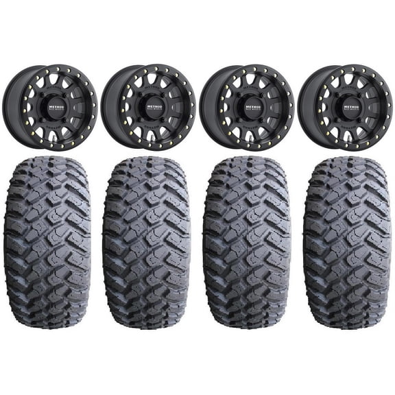 Method 401 14" Bdlk Wheels Bk 5 2 31" MotoHammer Tires Sportsman RZR Ranger