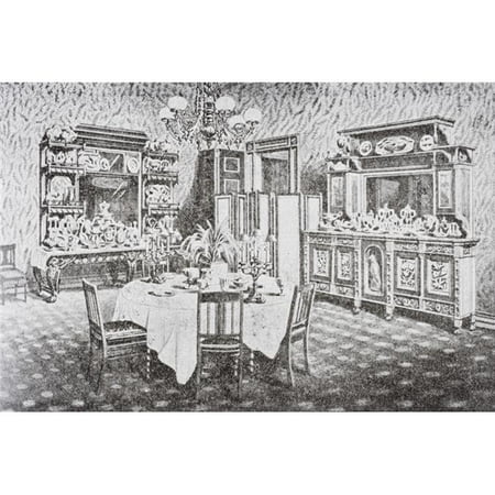Washington Dc United States Of America Family Dining Room Of The White House In 1890 S