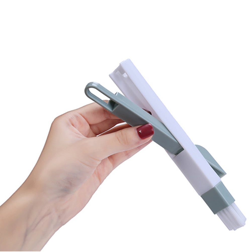 OFFIGAM 12-Piece Window and Door Track Cleaning Brush Set with Mini Dustpan Crevice Cleaner for Tight Spaces Assorted Colors