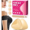 thumbnail image 1 of Insertos de sujetador adhesivos PTENLIDIY de doble cara, beige, L, 1 of 9