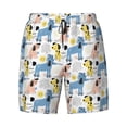 thumbnail image 4 of Lsque Mens Swim Trunks Poodle Dog Pattern - Bathing Suit Compression Liner - Beach Swim Shorts Swimwear - (S-3XL) - Stretch Quick Dry -, 4 of 9