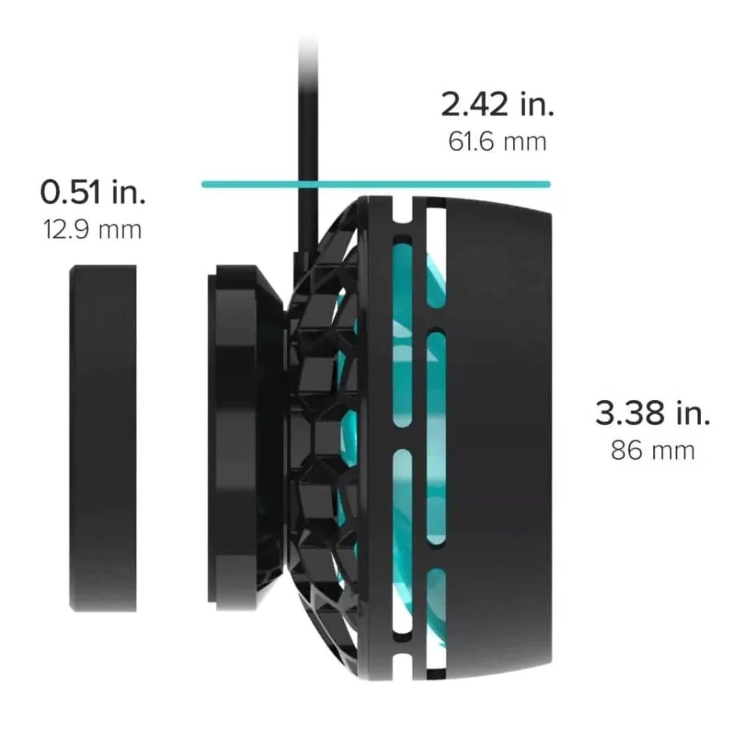 AI AquaIllumination Nero 7 4000 GPH Smart Wave Pump for Large Reef Aquariums