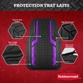 thumbnail image 4 of Rubbermaid Car Floor Mats, Heavy Duty Rubber Car Floor Mats Set，Injection Molded Aluminum Film All Weather Floor Mat, Waterproof Universal Trim-to-Fit Automotive SUV Sedan Van,Purple, 4 of 9