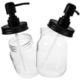 thumbnail image 2 of 2-Pack Large Capacity Glass Storage Bottles with Pump for Honey, Coffee, Syrup, and Liquid Storage Containers, 2 of 4