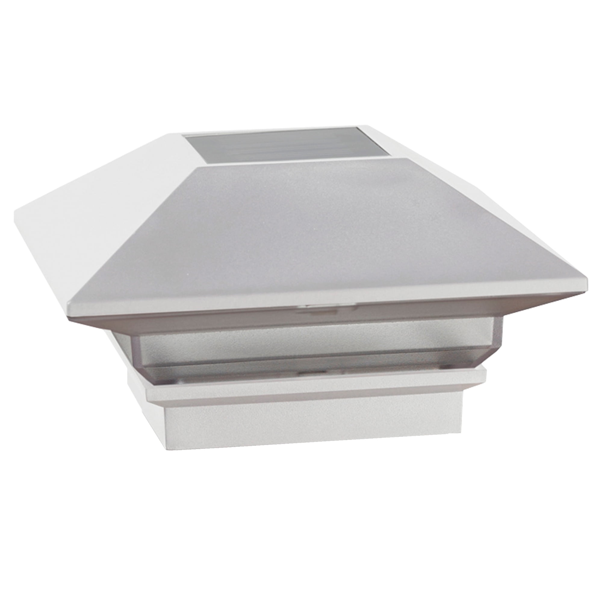 Deckorators ALX 2.5 in. White Solar Post Cap
