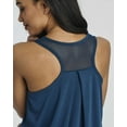 thumbnail image 5 of Real Essentials 5 Pack: Women's Racerback Workout Tank Top Mesh Back Dry-Fit Sleeveless Running Gym (Available In Plus Size), 5 of 7