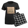 thumbnail image 5 of CafePress - Retired Teacher INSPIRE PILL Women's Dark Pajamas - Women's Short Sleeve Print T-Shirt and Pants Dark Cotton Pajama Set, 5 of 7