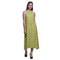 thumbnail image 1 of Bimba Leaves Summer Holiday Party Halter Neck Beachwear Women BacklessÂ&nbsp;Dress-X-Large, 1 of 6