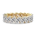 thumbnail image 2 of Marquise Shape Lab Grown Diamond Milani Eternity Ring For Women | 6 Carat IGI Certified 14K Yellow Gold | FG-VS Quality Friendly Diamonds Eternity Ring Size 4, 2 of 5