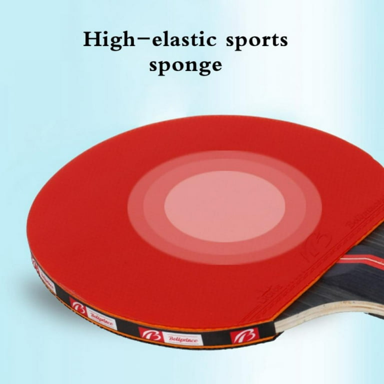 Ping Pong Soft Sponge Rubber Paddle & Table Tennis Set 4 Premium