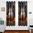 thumbnail image 2 of Ducks Pumpkins Lambs Blackout Curtain Panels 63x55in Drapes Privacy Assured for Living room Bedroom Bathroom 2 panels set, 2 of 5