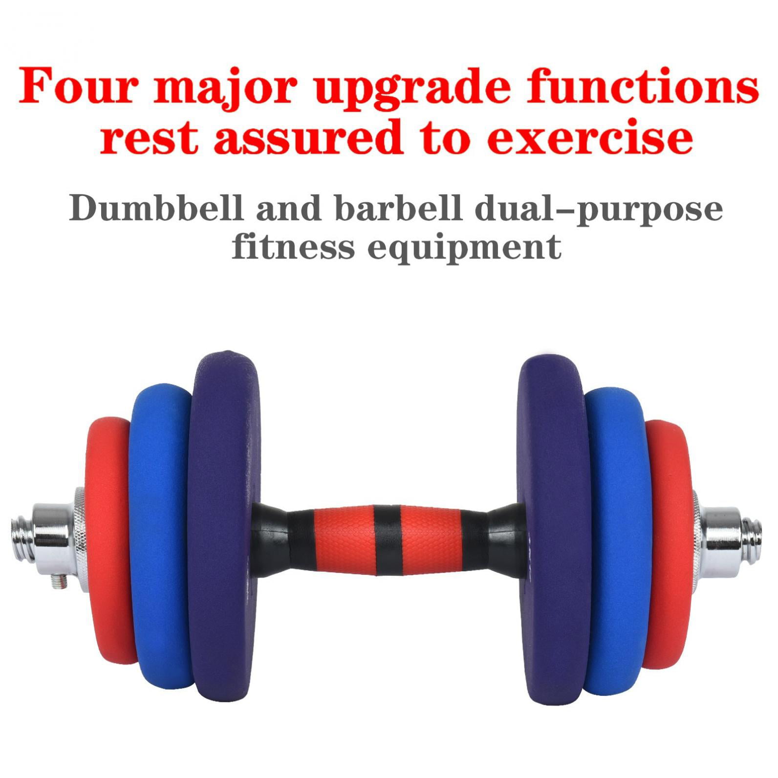Details about   Adjustable Weights Dumbbells Set Free Weights Set With Connecting Rod 30KG/66LB 