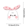 thumbnail image 3 of Eespoir Ear-shaped Packaging Bags, Easter Bunny Bags for Nougat Candy Snacks, Party Favor Bags, Gift Packaging, Fun Design, Treat Bags, 50Pcs(A), 3 of 6
