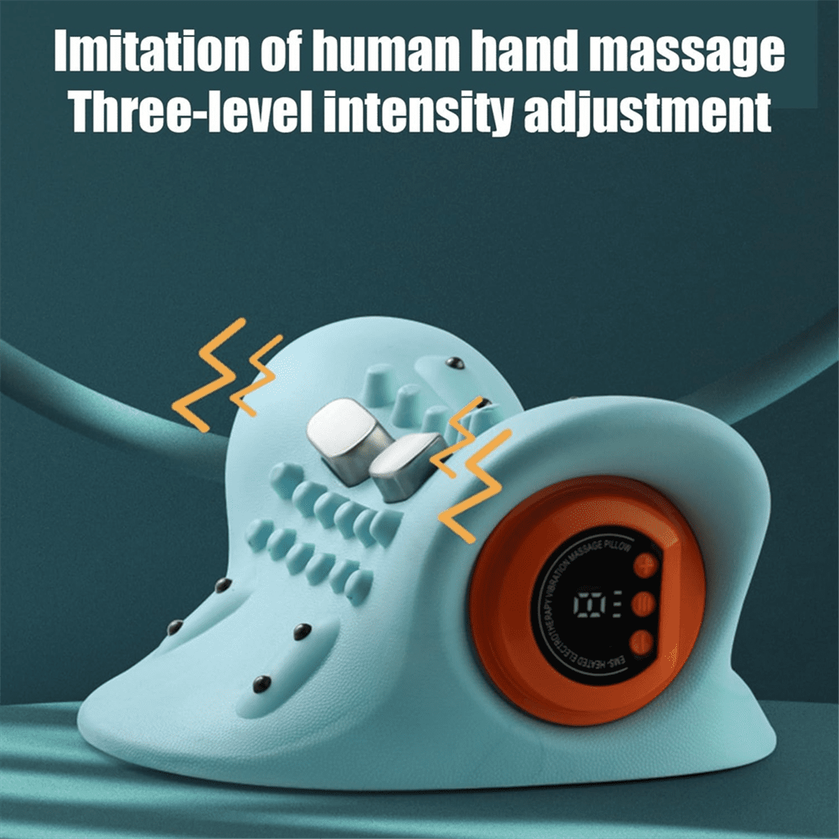 New Therapist Neck Massager, Electric 4D with Heat, Ergonomic Angle for Deep Tissue Pain Relief