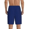 thumbnail image 2 of Yiaed Navy Blue for Men's Soft Sleep Pajama Short Lounging Pajama Shorts-X-Large, 2 of 8
