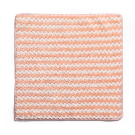 Mlkoz Cleaning Supplies 10pc Thickened Dishwashing Dishcloth Household Cleaning Kitchen Degreasing Household Lazy Man s Dishcloth Water Absorption Kitchen Tool