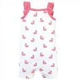 thumbnail image 4 of Hudson Baby Infant Girl Cotton Rompers, Hello Summer, 12-18 Months, 4 of 5