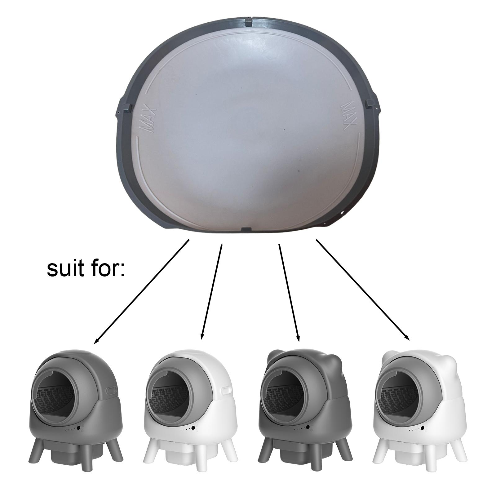 Fzaqwen Automatic Self Cleaning Cat Litter Box Silicone Toilet Accessories 39.5x37.5 cm