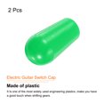 thumbnail image 3 of 2Pcs Guitar 3 Way Pickup Switch Tip M3.5 Plastic Toggle Switch Knobs LP Electric Guitar, Green, 3 of 5