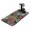 White-474, variant on Hawaiian Floral Jungle Leaf Kitchen Mat, Absorbent and Reusable Coffee Pad, Non-Slip Under Appliance Mat with Tropical Design