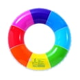 thumbnail image 5 of Círculo inflable de natación para piscina, estampado de arcoíris, PVC, 0,35 mm, 5 of 5