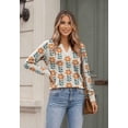 thumbnail image 3 of Zeagoo Womens Sweaters Fall V Neck Long Sleeve Tops Business Casual, 3 of 6
