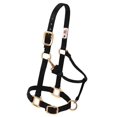 thumbnail image 2 of Weaver Leather Horse Halter: Adjustable Nylon for Comfort & Durability Black / Average Horse, 2 of 8