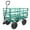 A-Green, variant on Steel Garden Cart Flatbed with Removable Sides, 550LBS Heavy Duty Yard Cart with 180° Rotating Handle and 10 Inch Tires, 3.5 Cu.ft Capacity, Foldable Metal Wagon for Garden, Farm, Yard, Black