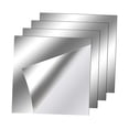 thumbnail image 4 of 4x Square Wall Mirror Tiles Sticky Frameless Full Length Mirror Acrylic Flexible 15cmx15cm, 4 of 8