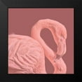 thumbnail image 2 of Phillip, Jamie 15x15 Black Modern Framed Museum Art Print Titled - Flamingo, 2 of 5