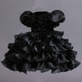 thumbnail image 4 of Robes de Princesse pour Fillettes Robe de Bal d'Anniversaire Manches Bouffantes Robe à Sequins en Tulle + Bandeau, 4 of 4