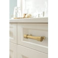 thumbnail image 2 of Amerock Faraday 3 inch (76mm) Center-to-Center Champagne Bronze Cabinet Pull, 2 of 6