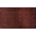 thumbnail image 1 of Ahgly Company Machine Washable Indoor Rectangle Traditional Bakers Brown Area Rugs, 6' x 9', 1 of 7